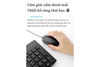 Ergonomic 3600N Black Wired Mouse with Adjustable DPI
