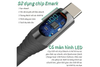 W-CC15LED USB-C to USB-C Phone Charging Cable with LED Display