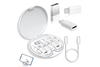 Compact C8 Phone Charging Cable with Round Storage Case for Travel and Daily Use
