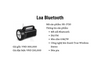 HS-3720 Portable Bluetooth Speaker with FM Radio, USBTF Playback and Flashlight