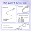 Premium MFi Certified Steel Mesh Apple Wire – 1.2m USB-A to Lightning Cable