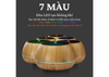 2020 Wood Grain Mist Humidifier with Built-in Bluetooth Speaker And 7-Color LED Light