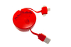 Compact C101 Retractable 3-in-1 Fast Charging Cable with Phone Stand