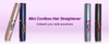 011-Cordless Hair Straightener, Mini Portable Travel Hair Straightener, Rechargeable Hair Straightener and Curling Iron 2 in 1, Rechargeable, 3 Temperature Setting