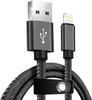 Premium MFi Certified Steel Mesh Apple Wire – 1.2m USB-A to Lightning Cable