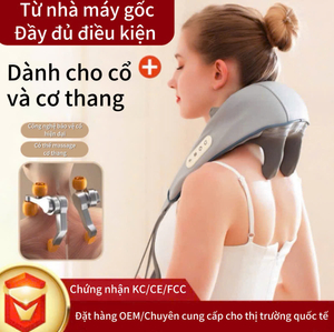 FZ-666 Wearable Neck Massager with 3D Kneading And Stable Heat