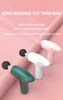 5289 Mini Full-Body Massage Gun with 4 Massage Heads