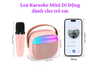 K30 Portable Mini Karaoke Speaker with RGB Light and Two Microphones