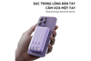 HT-W010 Magnetic Wireless Power Bank with Built-in Cables and PD Fast Charging