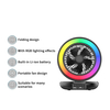 MLK-8176 Foldable Portable Fan with RGB Lighting