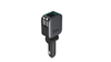 Five-in-One Car Charger, 102W Auto Power Charger, Dual USB Extendable Cable + Dual PD3.0, 180&deg; Flexible Charging Adjustment, Silvery and Black