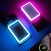 Power bank with integrated LED mirror