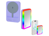 Power bank with integrated LED mirror