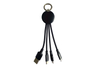 Custom Engraved Logo C1 Short Phone Charging Cable Keychain
