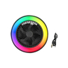 MLK-8176 Foldable Portable Fan with RGB Lighting