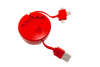 Compact C101 Retractable 3-in-1 Fast Charging Cable with Phone Stand