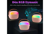 K30 Portable Mini Karaoke Speaker with RGB Light and Two Microphones