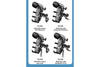 TQ082 360&deg; Motorcycle Mirror Mount Phone Stand