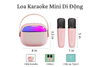 K30 Portable Mini Karaoke Speaker with RGB Light and Two Microphones