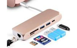USB 3.1 Type-C 6 in 1 Docking (RJ45) USB-C 6-in-1 docking station (RJ45)