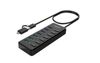 W-UH111 7 in 1 USB Hub for Notebook Laptop Tablet USB Flash Drives PC